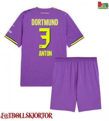 Borussia Dortmund Waldemar Anton #3 Tredje Kläder Barn 2026-27 Kortärmad (+ Korta byxor)